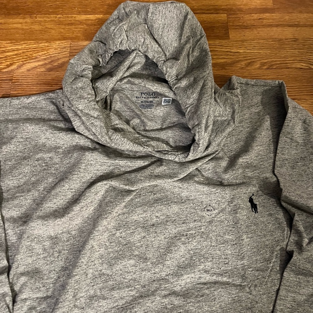 Polo by Ralph Lauren Heather Gray long sleeve hoodie - Picture 4 of 6
